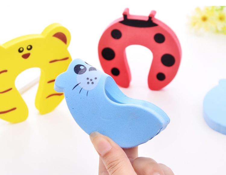 Colorful Animal Style Door Stoppers Pair