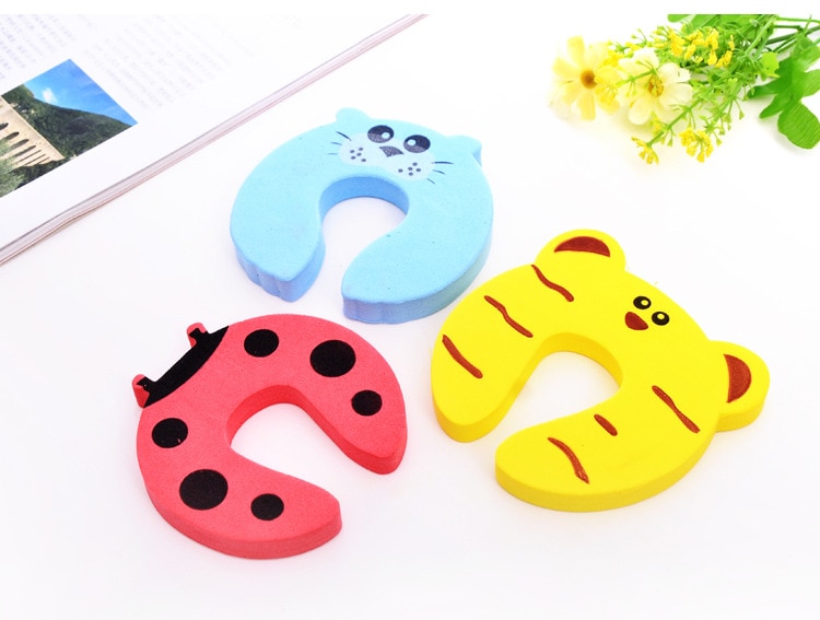 Colorful Animal Style Door Stoppers Pair