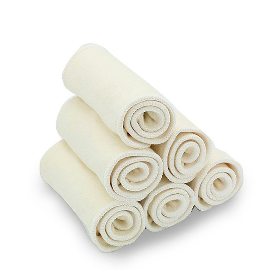 3-Layer Hemp Cotton Diaper Inserts Set
