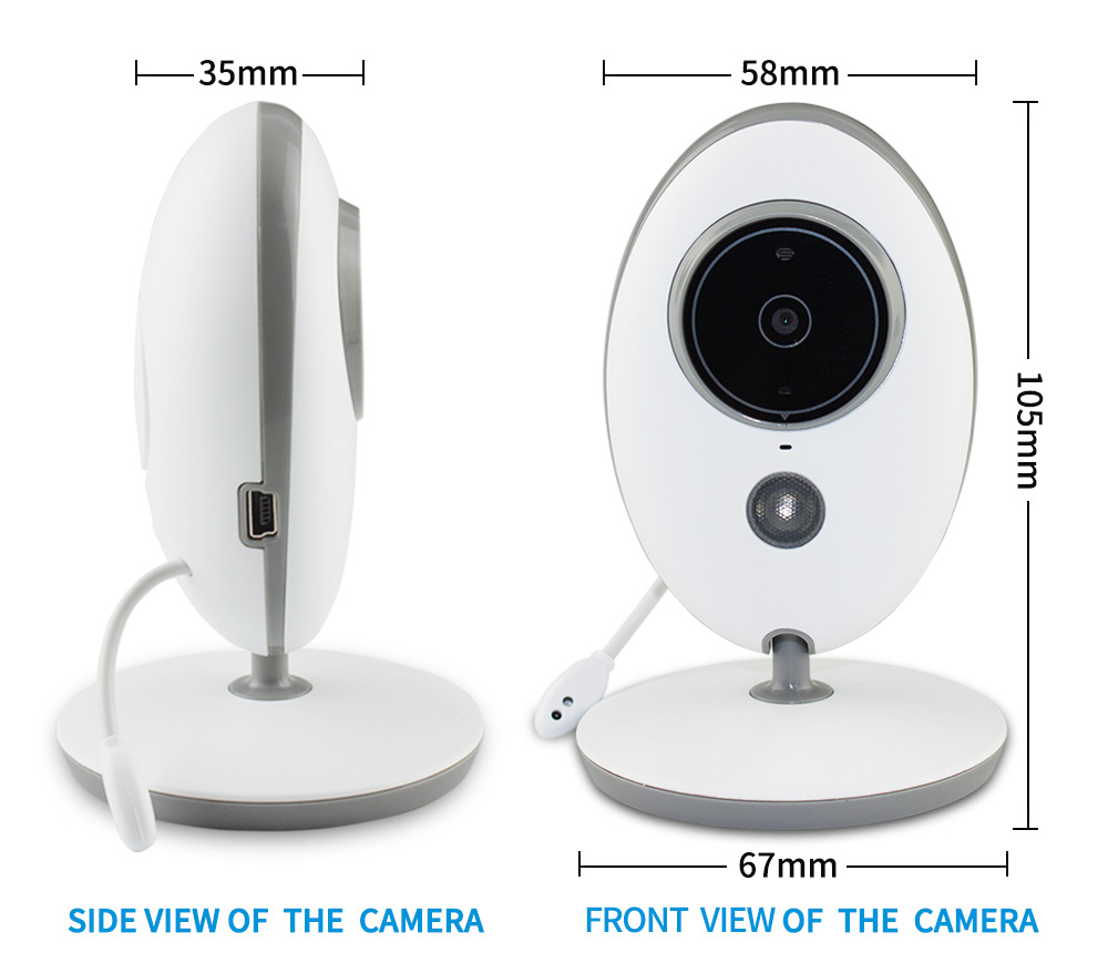 Wireless Video Baby Monitor with Night Vision