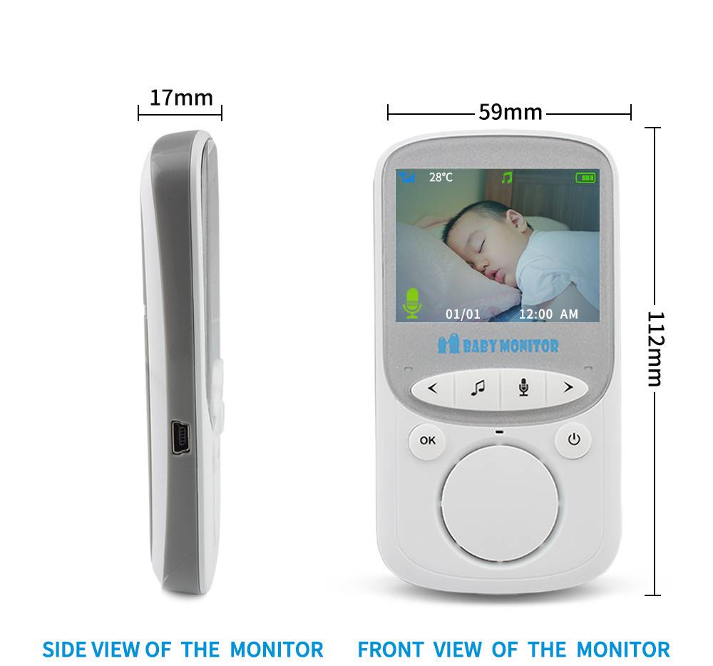 Wireless Video Baby Monitor with Night Vision
