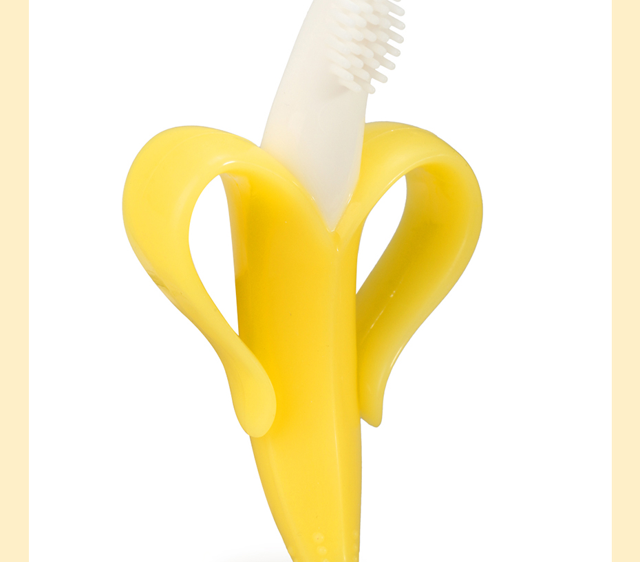 Banana Shaped Baby's Silicone Teether
