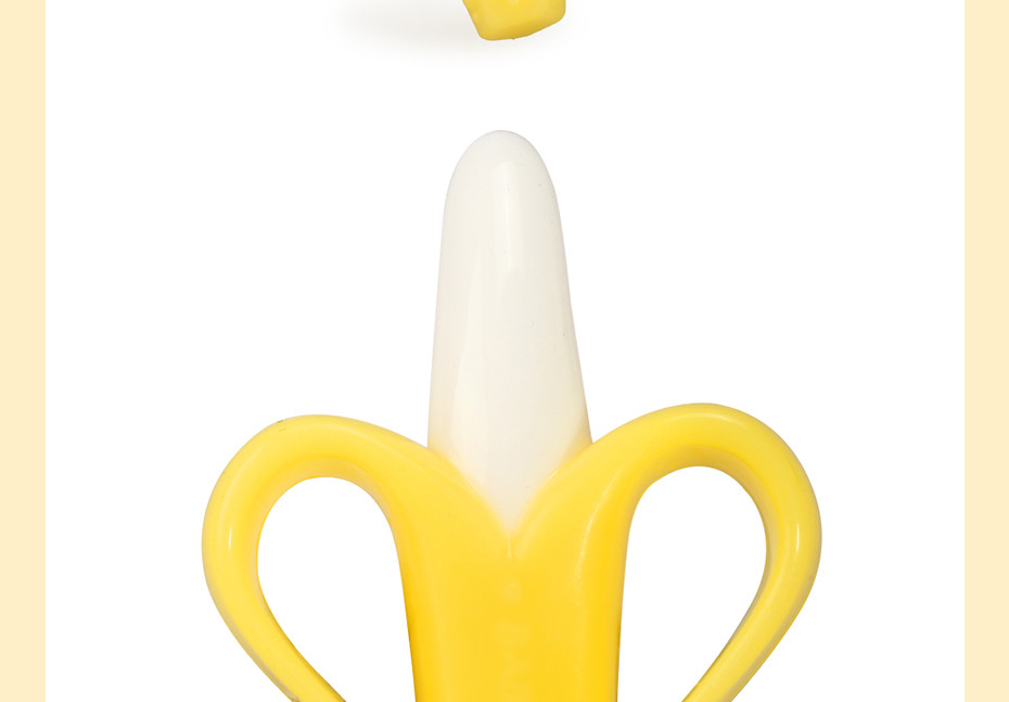 Banana Shaped Baby's Silicone Teether