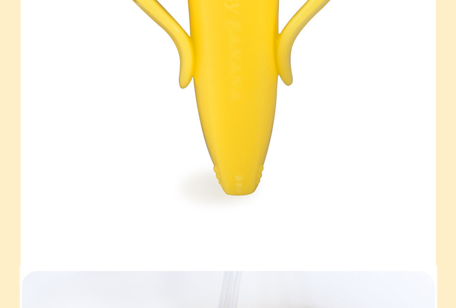 Banana Shaped Baby's Silicone Teether