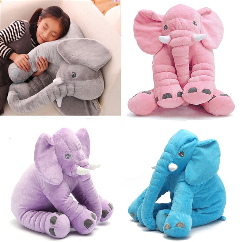 Elephant Shaped Soft Plush Pillows