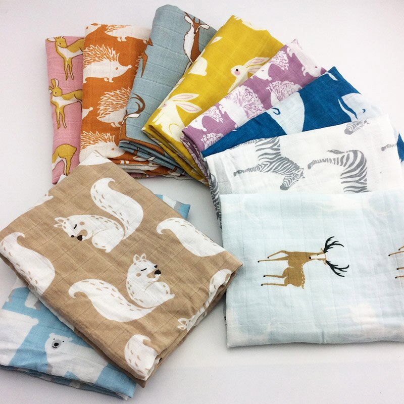 Animals Printed Soft Organic Cotton Multipurpose Towel