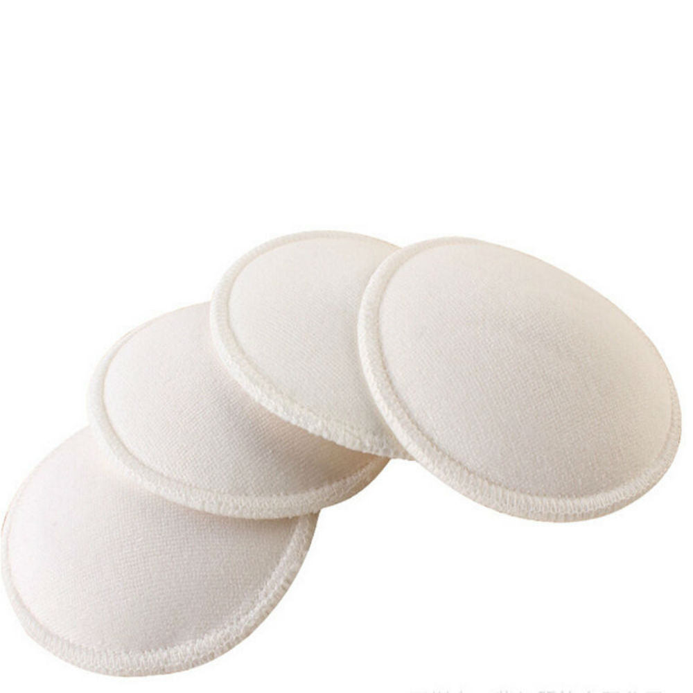 Set of 4 Maternity Breast Pads in White