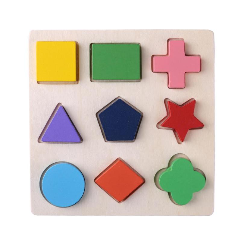 Geometric Educational Wooden Puzzle Toy