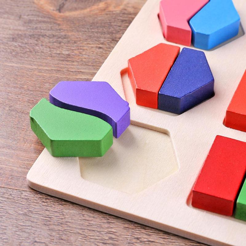 Geometric Educational Wooden Puzzle Toy